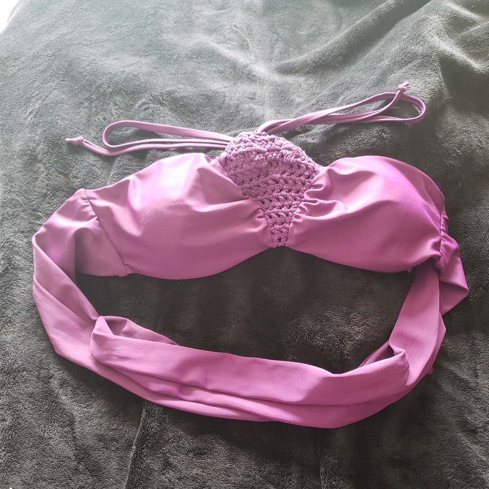 WOMENS PURPLE BATHINGSUIT TOP